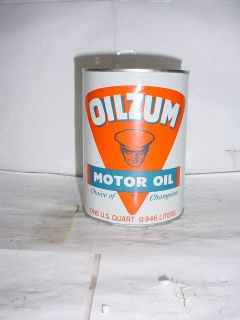 vintage oilzum oil can 70w empty  25
