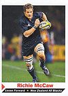 2012 SI FOR KIDS RICHIE McCAW NEW ZEALAND ALL BLACKS RUGBY CARD