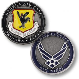 kadena air force base okinawa japan military challenge coin time
