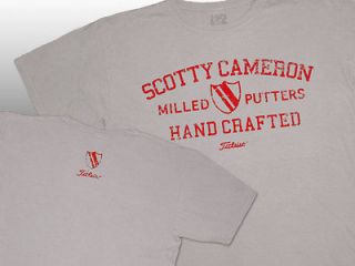 NEW 2012 2012 SCOTTY CAMERON HAND CRAFTED CHROME T SHIRT XL TITLEIST 