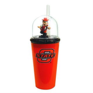 OKLAHOMA STATE COWBOY OSU WIND UP SIPPY CUP PISTOL PETE FOOTBALL 