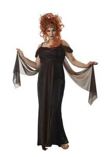   Adult Womens Greek Goddess Medusa Halloween Costume Std/Plus Size