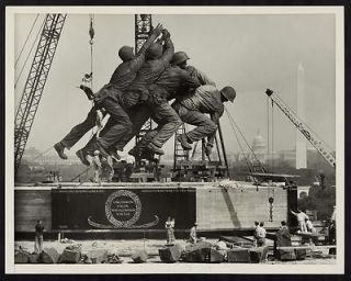Statue nearing completion,mar​ines,American flag,Mount Suribachi,Iwo 