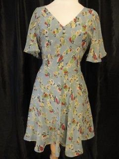   ditsy floral 40s / retro / vintage style lined dress 6, 8, 10, 12,14