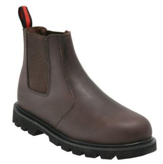 mens steel toe cap dealer safety work boots size 6 12