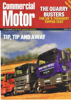 MAN Tipper Test TGS 35.400 v Mercedes Benz Actros 3241K Truck brochure 