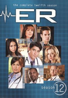 ER The Complete Twelfth Season DVD, 2010, 3 Disc Set