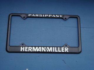 Herman + Miller Metal License Plate Frame   Porsche Dealer in 