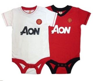 Manchester United Baby Bodysuit 2 Pack Home & Away 2012/2013