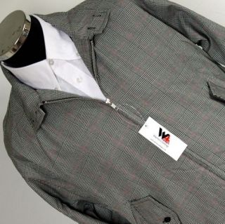 Classic Harrington Jacket in Prince of Wales Checks   ALL SIZES