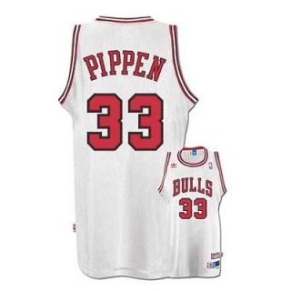 Scottie Pippen Chicago Bulls Retro Swingman adidas NBA Jersey (White)