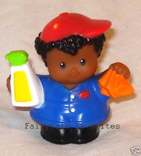fisher price little people car wash michael boy rag new