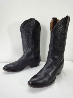 Womens 6.5 NOCONA black leather Cowboy Western roper Boot pull on 