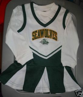 Pro Edge Size 3T Anchorage Alaska Seawolves 2 pc Cheerleader Outfit 