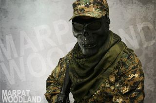 Party Costume Military Army BDU Uniform 4pcs Set (Marpat Woodland)