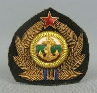   COMMUNIST MILITARY ARMY MARINE NAVY UNIFORM HAT BADGE COCKADE