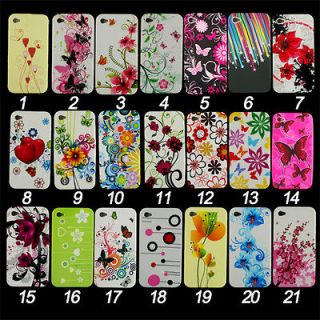 21PC New Hot Soft Back Cover Case Skin for Iphone 4 4th 4G 4S,