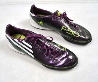   listed ADIDAS F50 F10 TRF TX Purple White Soccer Cleats Shoes 11.5