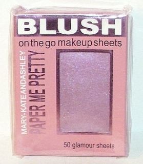 Mary Kate And Ashley Paper Me Pretty Blush 50 Glamour Sheets FLUSHED