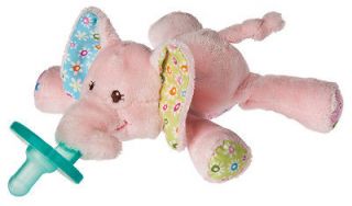 WubbaNub Pink Elephant Ella Bella Soothie Infant Baby Pacifier Dummy 