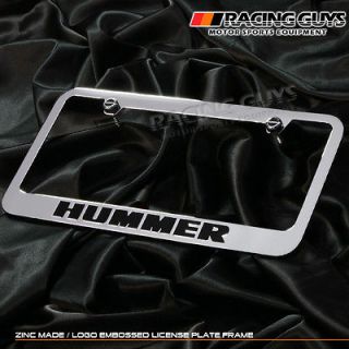 chrome license plate frame screws caps hummer h1 h2 h3