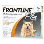 Newly listed Merial Frontline Plus 3 pack For Dogs 11   22 lb