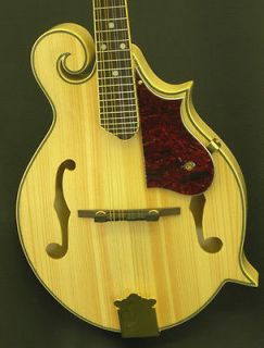 Gitano f style Mandolin Solid spruce top Flame Maple back side NT