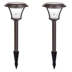 NEW** Hampton Bay Outdoor Solar 24X High Output LED Seeded Lights (2 