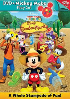 Mickey Mouse Clubhouse Mickeys Numbers Roundup DVD, 2010, With Mickey 