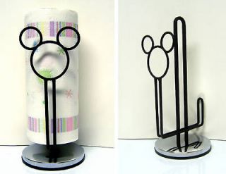 mickey mouse icon paper towel holder for kitchen or bath