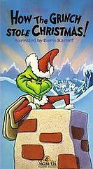 Dr. Seuss How the Grinch Stole Christmas [VHS] Boris Karloff, Thurl 