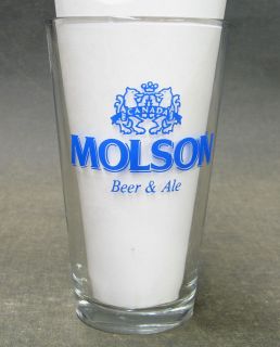 molson beer ale beer glass canada pint  7 50  