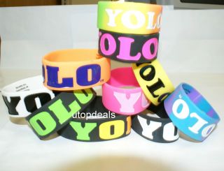  YOU ONLY LIVE ONCE Bracelet Wristband YMCMB DRAKE YOUNG MONEY Silicone