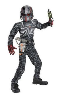 Boys Commando Science Fiction Costume   Red Recon