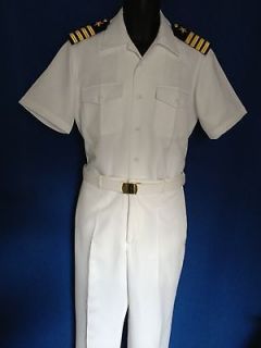 us navy dress captain top gun white uniform time left