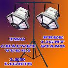   lighting VUE 6.1 Led light DJ moon flower 2 PACK + FREE Light Stand