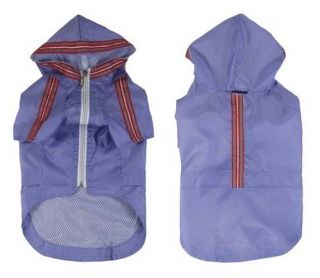 hoodie light raincoat for large dog more options color size