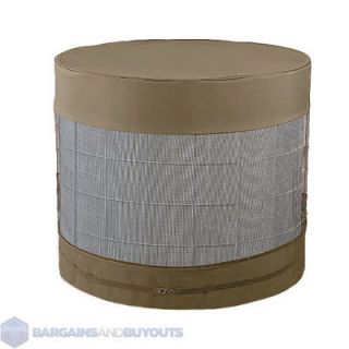 Newly listed Moss Brown Round Outdoor Air Conditioner Cover 410827