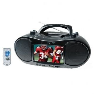 Naxa NDL 254 7 in. TFT LCD Display Portable DVD Player with AM FM 