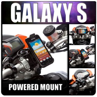 Quick Release Powered Motorcycle Battery Charger Box Mount for Samsung 