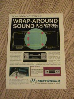 motorola advertisement 8 track player 4 channel ad time left