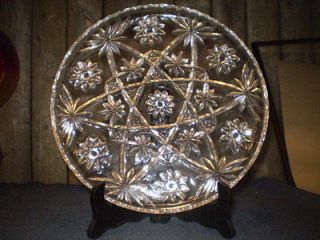 anchor hocking eapc star of david 11 inch platter time