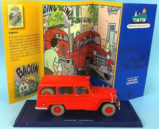   TINTIN CAR ATLAS N° 57 Willys Overland jeep Station Wagon 1950 Hergé
