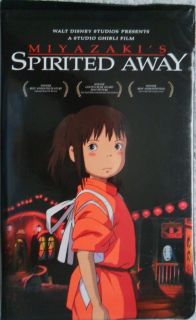 Walt Disney Miyazakis Spirited Away  VHS  2002 Widescreen Clamshell 
