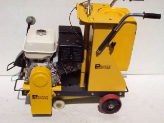 new packer brothers 13hp walk behind concrete saw pb16 time