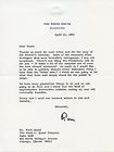 President Ronald Reagan Autographed Letter Yuri Andropov KGB April 12 