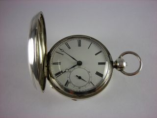 Rare English fusee Double roller 2 pin lever key wind pocket watch 