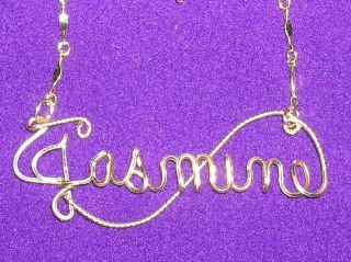 personalized sterling wire name necklace birthstone  35