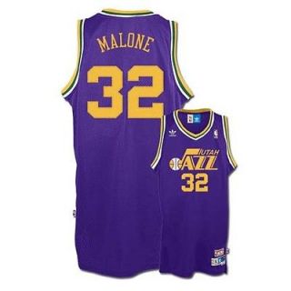 Karl Malone Utah Jazz #32 Retro Swingman adidas NBA Jersey (Purple)