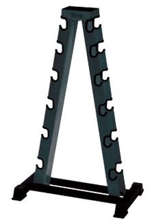 YORK A Frame Dumbbell Rack Weight Storage Stand Plate Tree Holder Two 